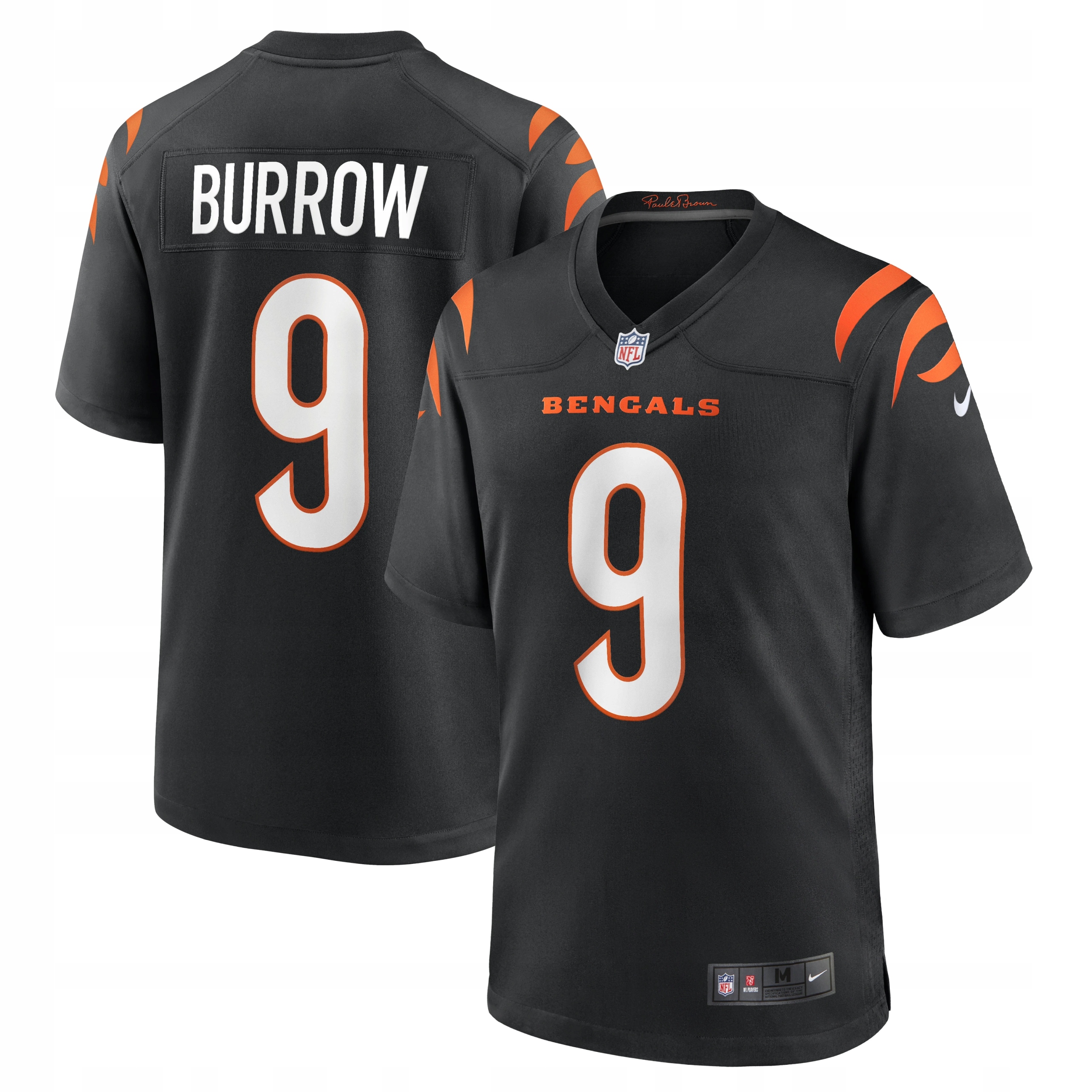 Pánský dres Joe Burrow #9 Cincinnati Bengals Nfl Nike Game Home Jersey Veli