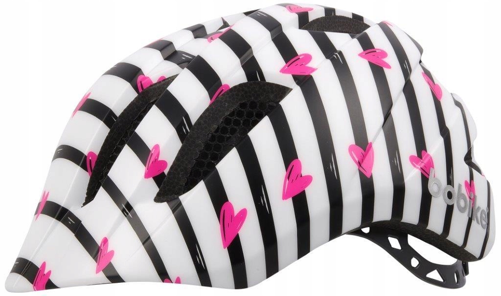 

Kask rowerowy dziecięcy Bobike Pinky Zebra S 52-56