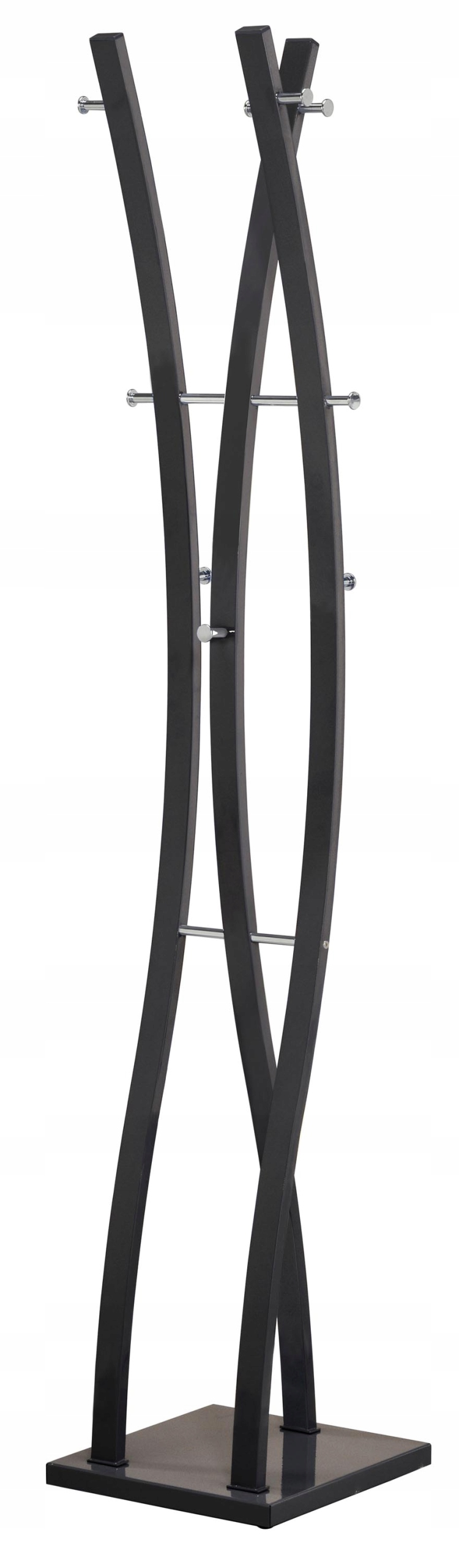 

Wieszak stojący W50 czarny stal stojak W-50 Halmar
