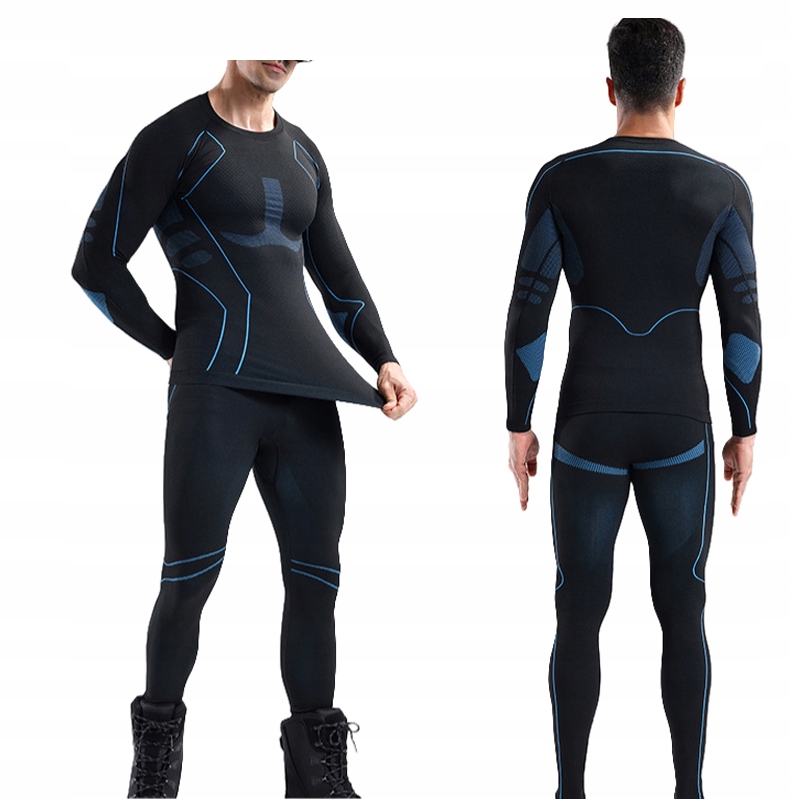 Teplé Prádlo Termoaktivní Oblečení Pánské Komplet Triko Kalhoty XL