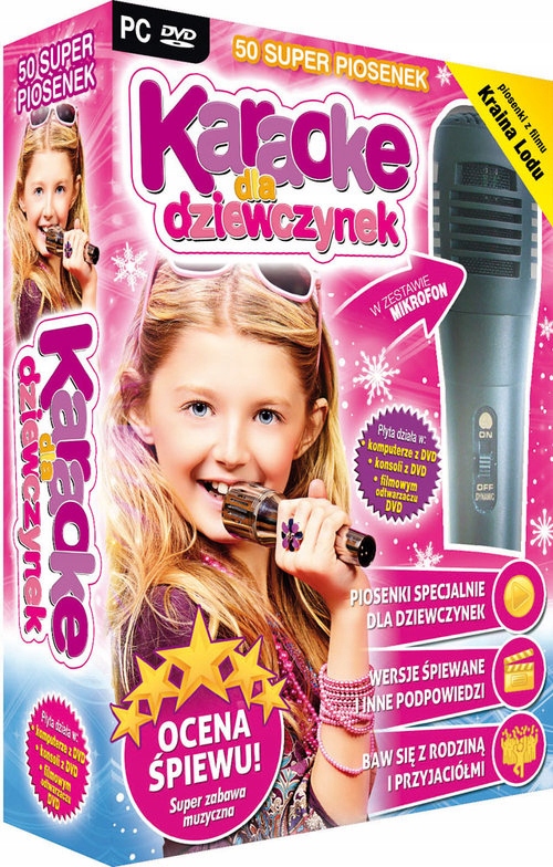 

Karaoke dla dziewczynek (nowa edycja) z mikrofon
