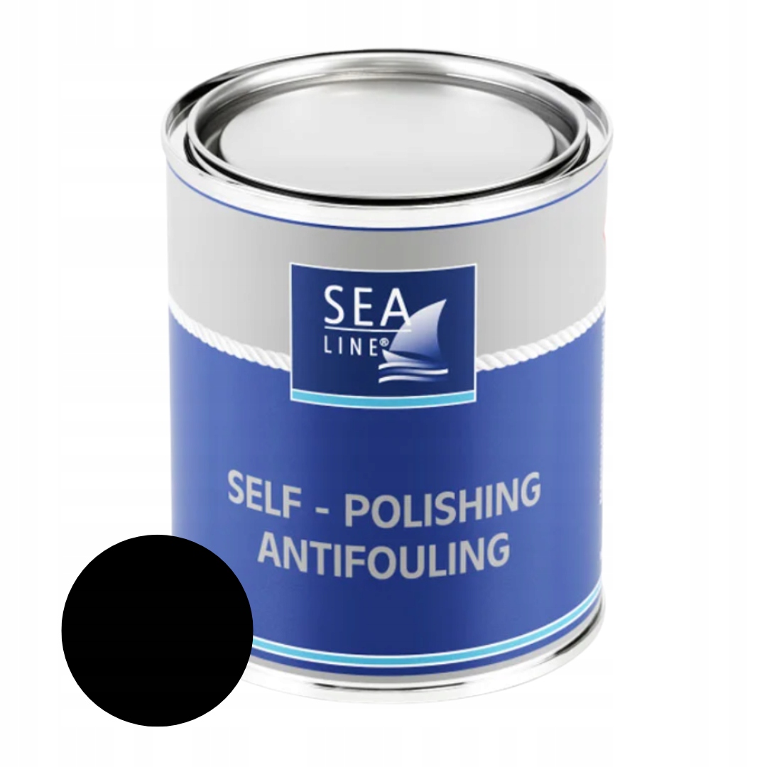 Sea-line Samopolerująca Farba Antyporostowa Self-polish Czarna 2,5L