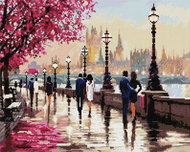 Diamantová mozaika na kroně 40x50 Ipicasso-pl