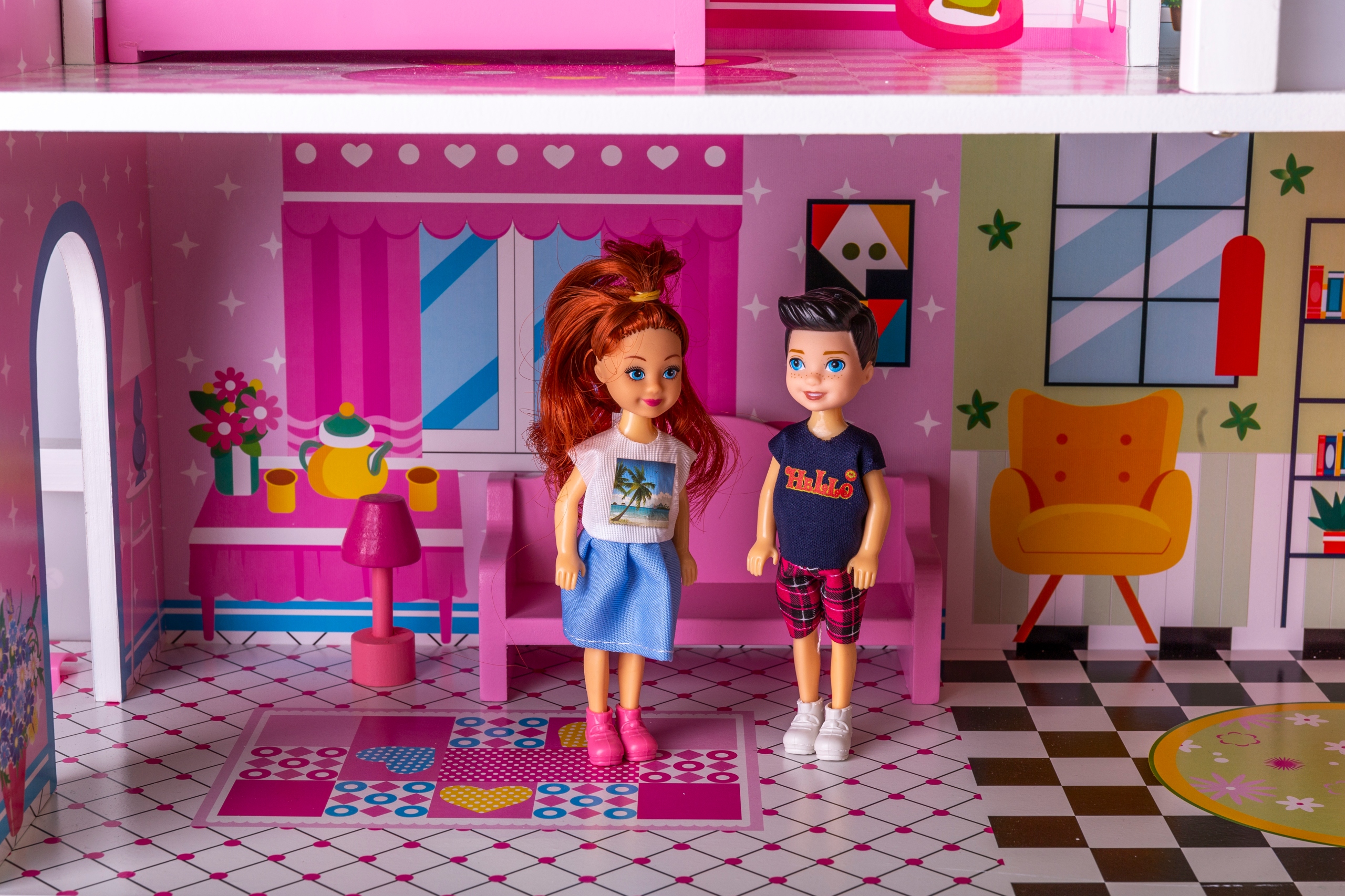 DREWNIANY DOMEK DLA LALEK DO WYS.18 CM EAN (GTIN) 5904265147751