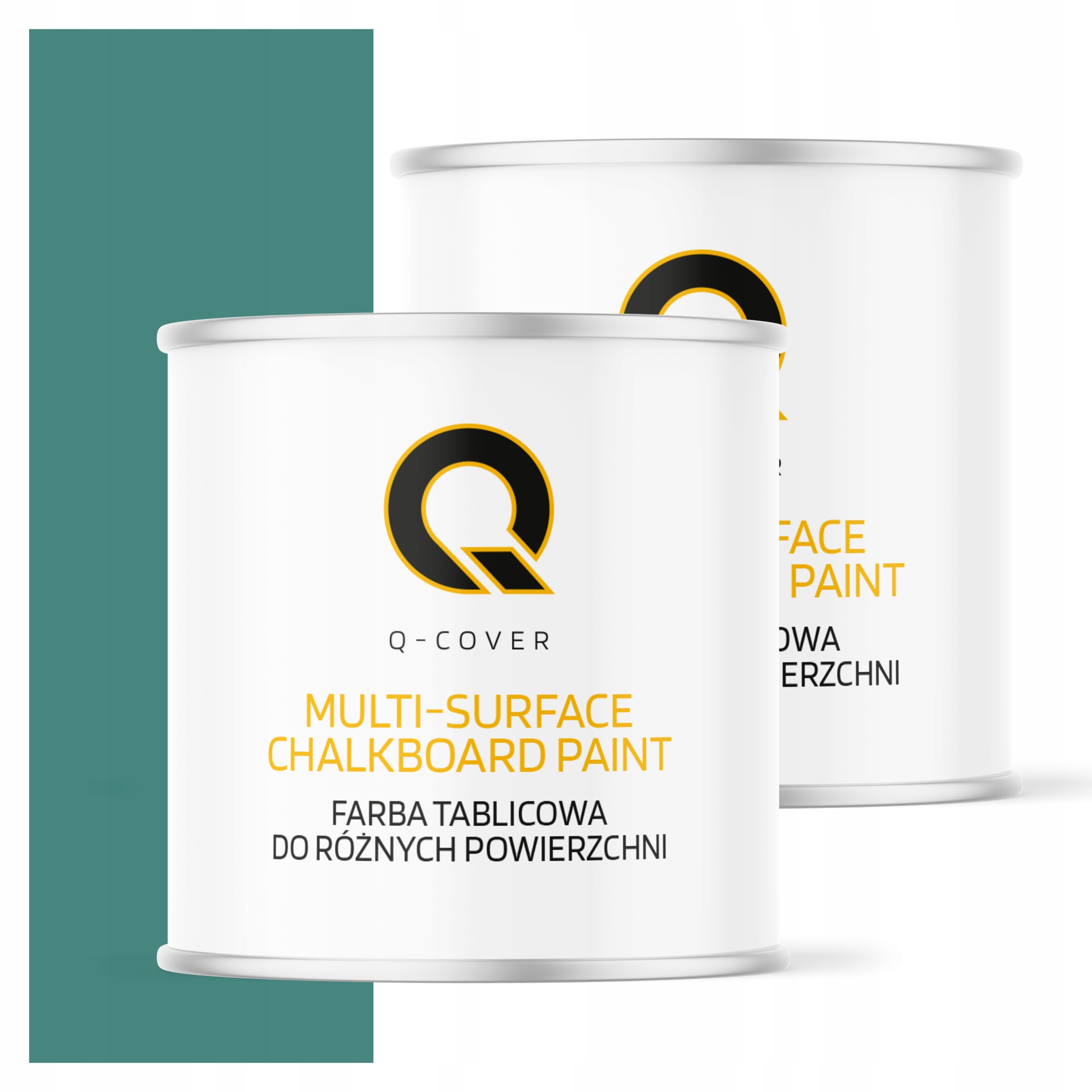 Dekoratívna tabuľová farba Dobre kryjúca 2,5L Tyrkys Mätová RAL6033 Matná