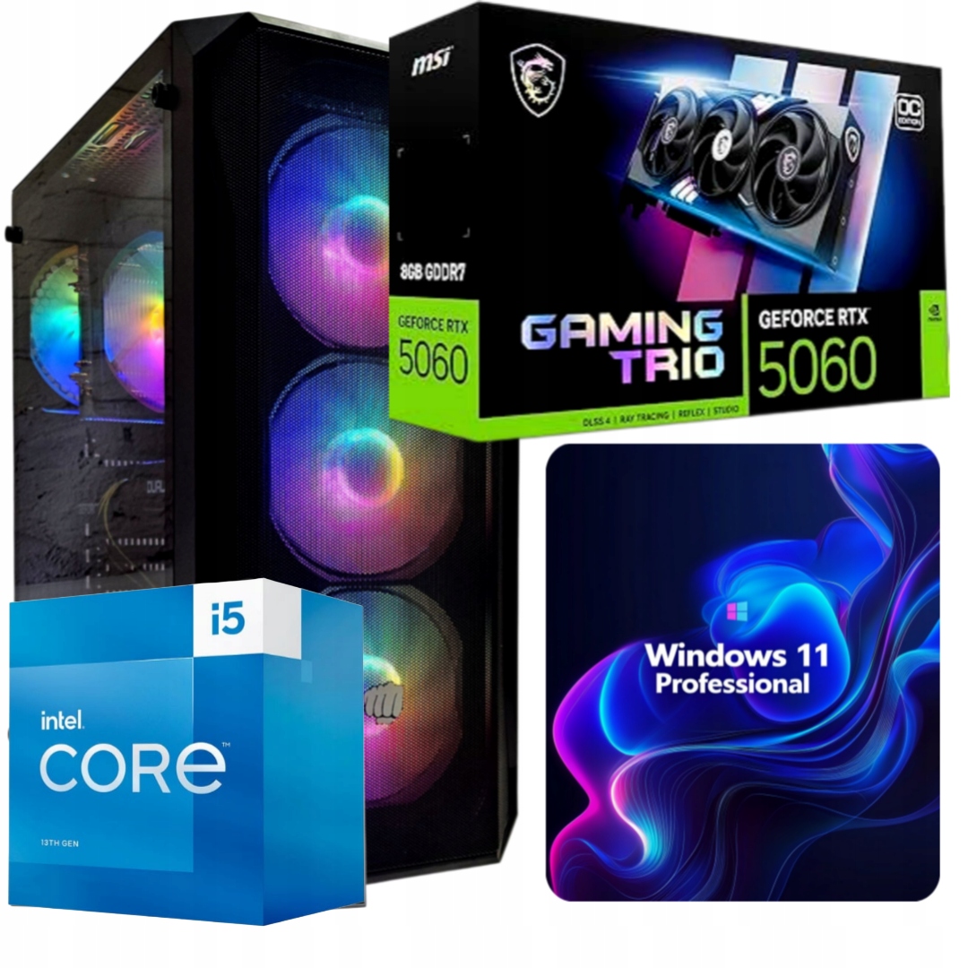 Herní Pc Shadowblade i5 12400F 32GB/1TB Ssd Rtx 5060