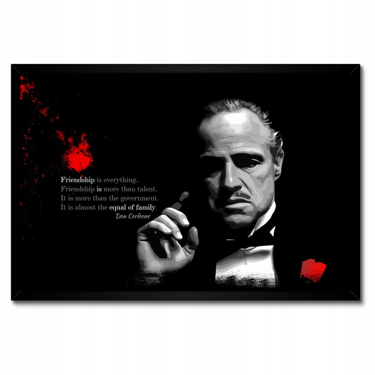 Plakáty v rámu 60x40 Z filmu Kmotr Don Corleone