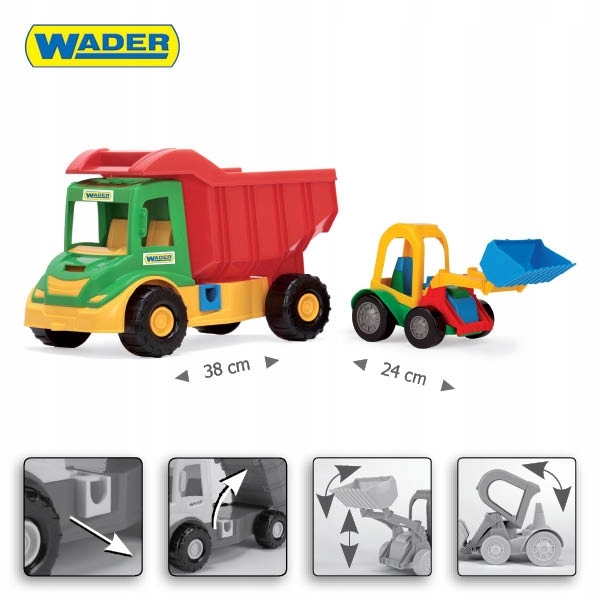 MULTI TRUCK ZE SPYCHACZEM BUGGY Wader Kod producenta 32210