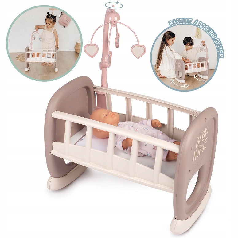 

Smoby Kołyska z Karuzelą Baby Nurse Dla Lalki