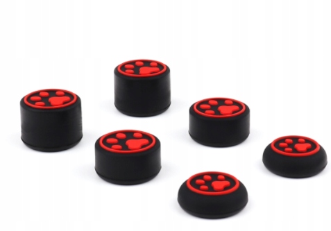 Zestaw Gumki Nakładki Na Analogi pada Xbox PS4 PS5 Pro Switch Łapki 6 szt