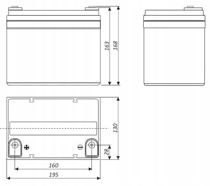 AKUMULATOR BATERIA VRLA TECHNOCELL TCL33-12 12V AGM 33AH TCL 33-12 TCL33 Producent Technocell