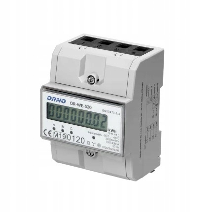 Trojfázový Pobočkový Měřič Elektřiny