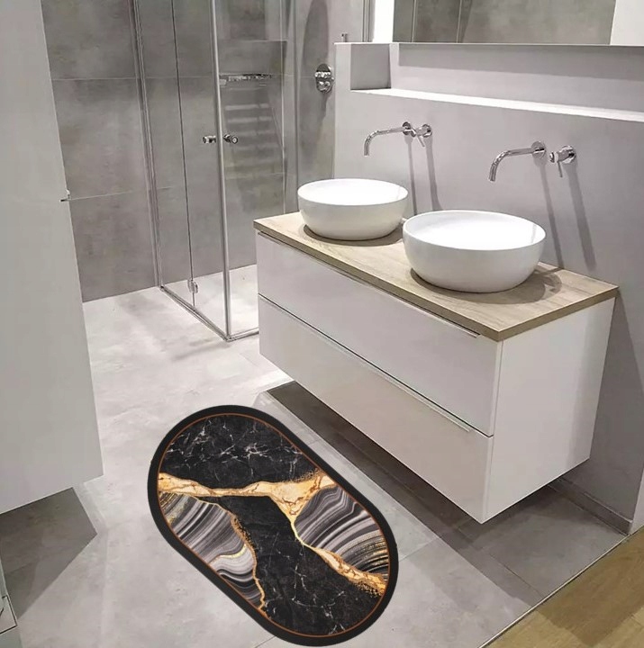 MATA ŁAZIENKOWA SZYBKOSCHNĄCA CHŁONNA DYWANIK ANTYPOŚLIZGOWY 45X75 Stan opakowania oryginalne