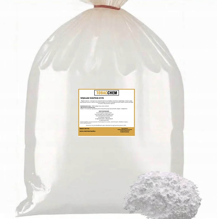 Uhličitan Vápenatý E170 – Přísada Do Potravin, Farmacie A Kosmetiky 5 Kg