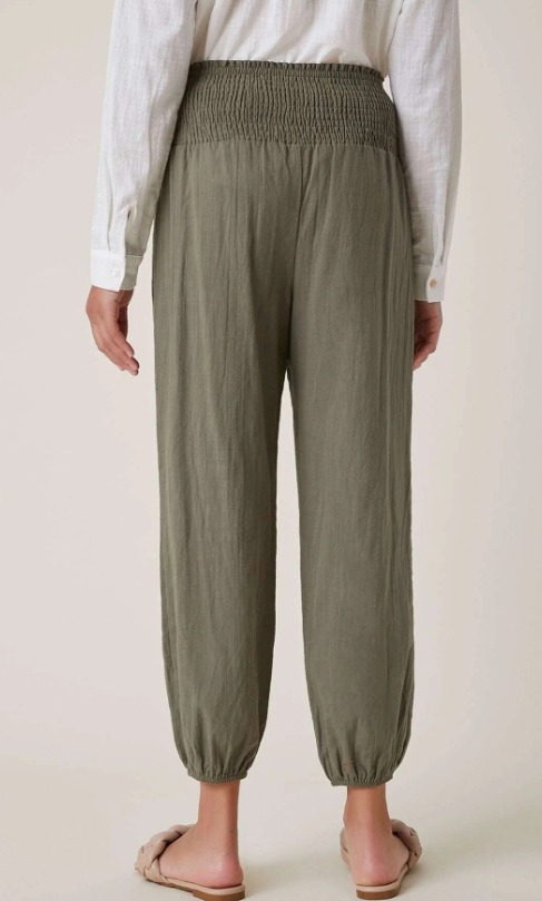 SHEIN SPODNIE CIĄŻOWE DAMSKIE KHAKI CASUAL 38 VBH Cechy dodatkowe brak