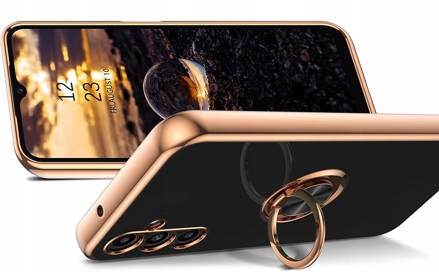 Etui GLAMOUR RING do SAMSUNG Galaxy A54 5G |+SZKŁO Marka Inna