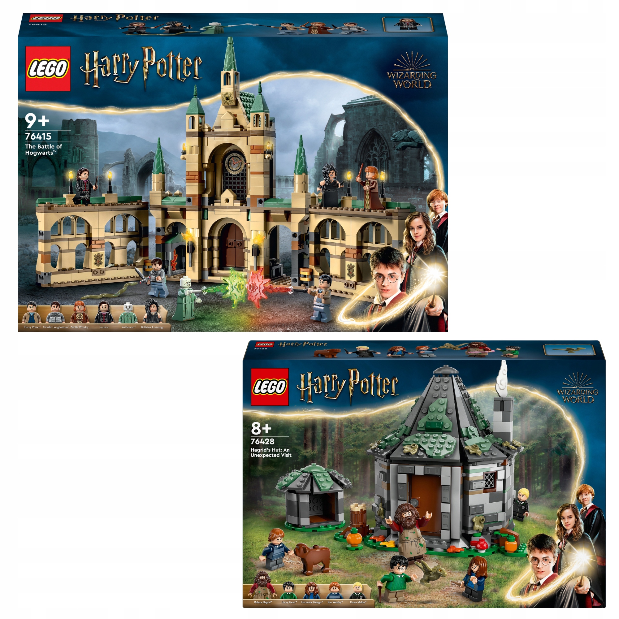 Lego Harry Potter 76415 Bitwa o Hogwart 76428 Chatka Hagrida