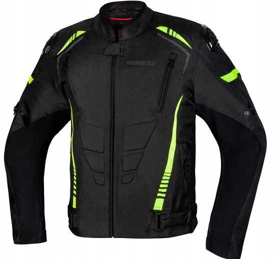 Ozone Pulse pánska motocyklová bunda fluo 7XL
