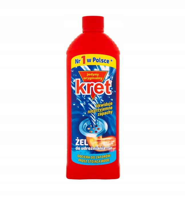 

Żel Kret do udarżniania rur 1L