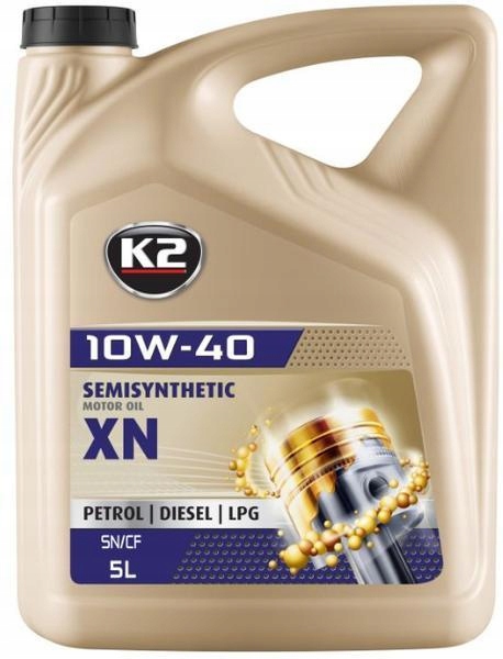 K2 OLEJ SILNIKOWY XN API SN/CF 10W40 5L