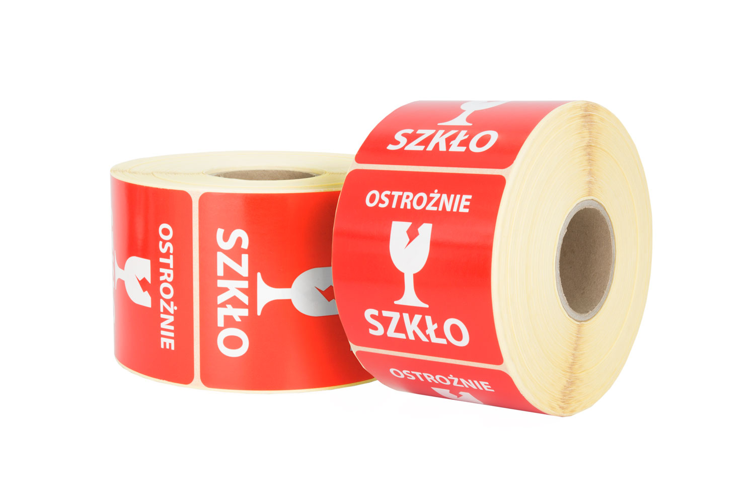

Ostrożnie Szkło naklejki Etykiety 1000 szt.