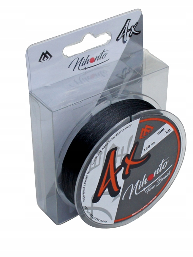 Plecionka spinningowa Mikado Nihonto 0,12/150m 8,80kg- Black na szczupaka