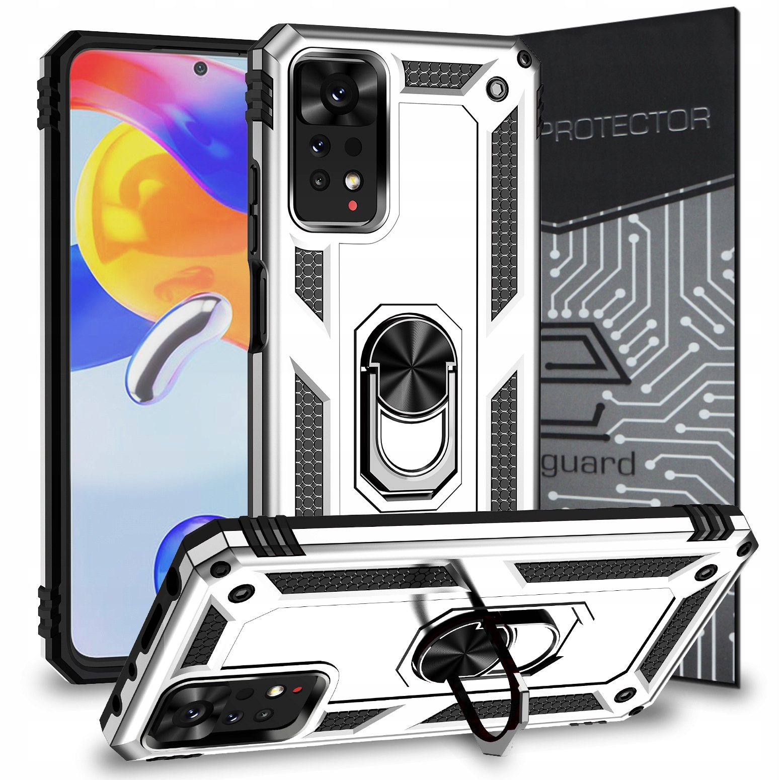 

Etui Pancerne+szkło do Redmi Note 11 Pro Pro 5G