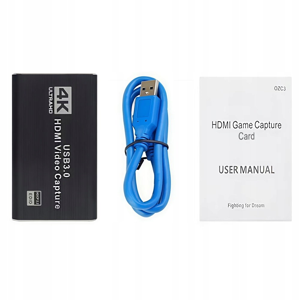 VIDEO GRABBER HDMI KARTA PRZECHWYTUJĄCA OBRAZ WIDEO USB VIDEO CAPTURE 4K