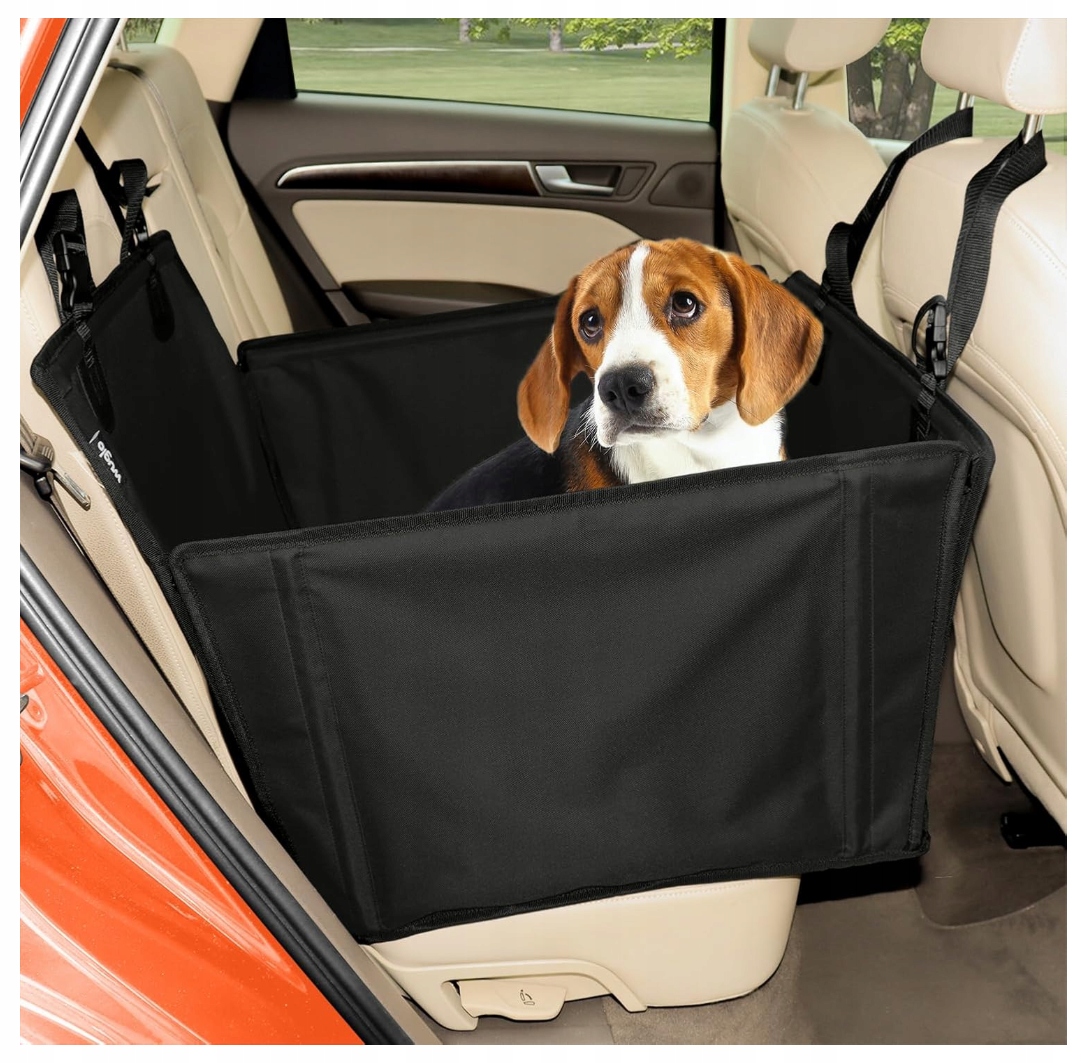 Levně Autosedačka Pro Psa Kočku Wuglo M černá, zesílená, voděodolná popruh