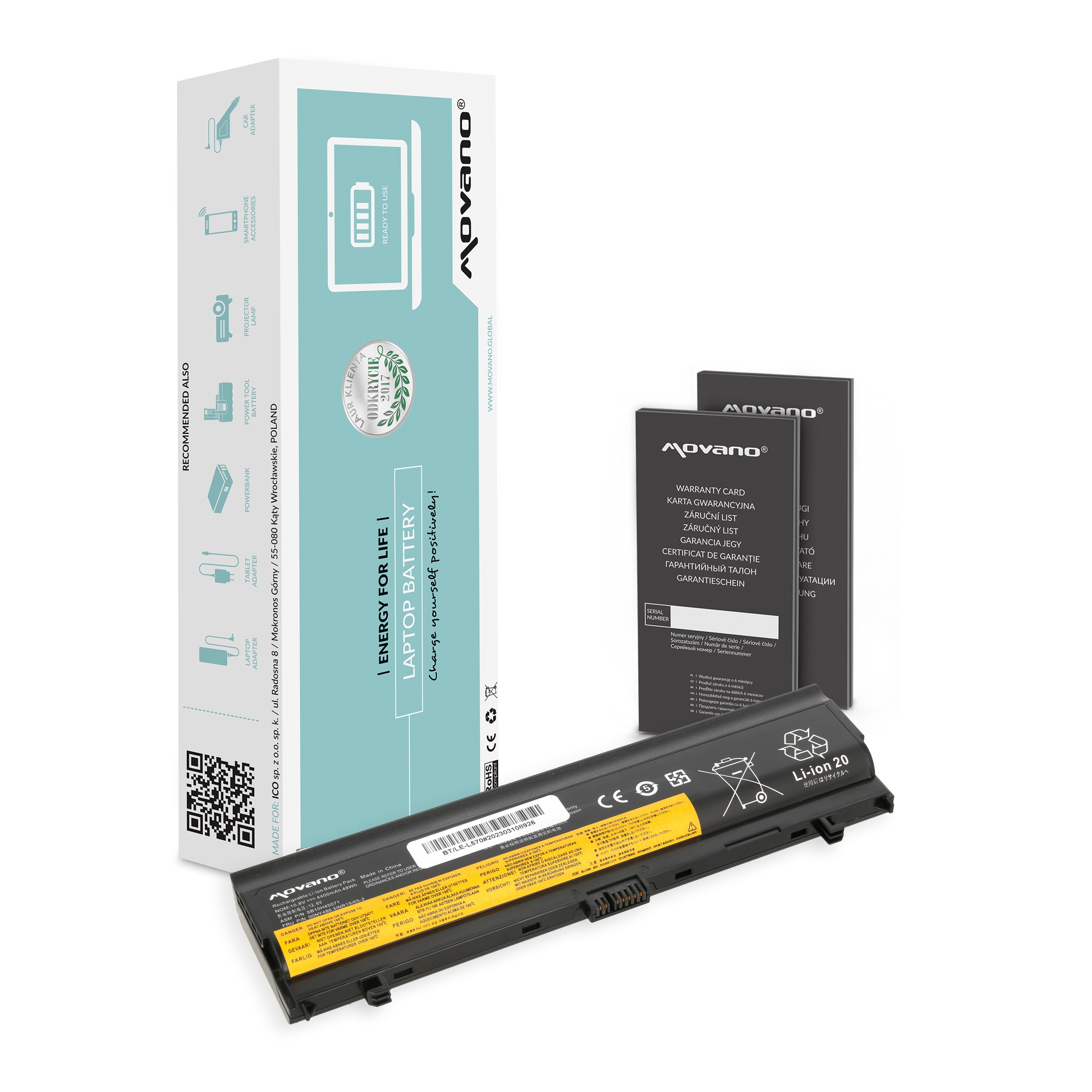 

Bateria SB10H45071 do Lenovo ThinkPad L560 L570