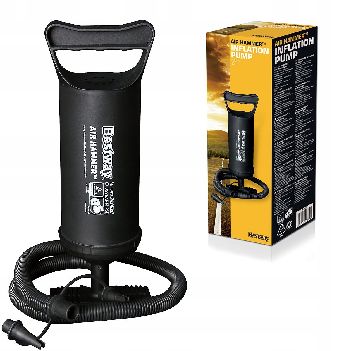 BESTWAY 62002 POMPKA TŁOKOWA RĘCZNA DO BASENÓW 30C