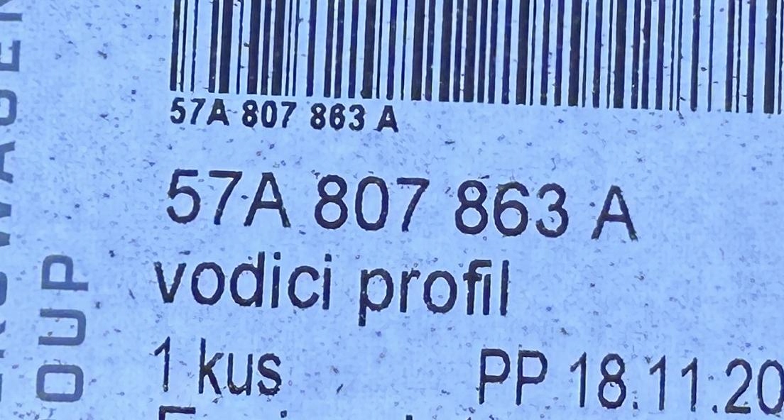 Support Moyenne Pare choc Arrière SKODA KAROQ 57A807863A