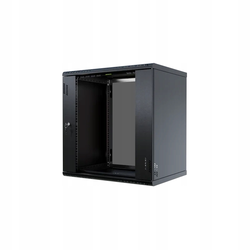 Skříň Rack Professional 19" 12U 450 sklo černá