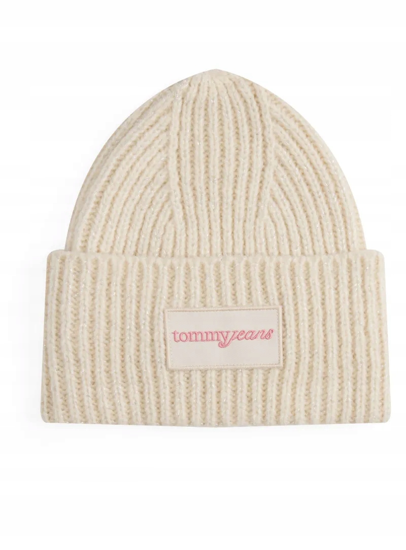 Zimní Čepice Tommy Jeans Tjw Script Glitter Beanie AW0AW17984 Ybh