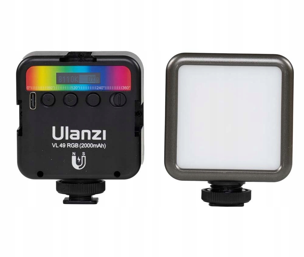 OUTLET Lampa studyjna fotograficzna diodowa LED RGB Ulanzi i-Light VL49RGB Model VL49 RGB