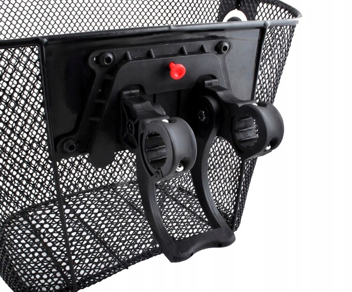 KOSZ NA ROWER DUŻY METALOWY KOSZYK ROWEROWY CLICK Obciążenie maksymalne 7 kg