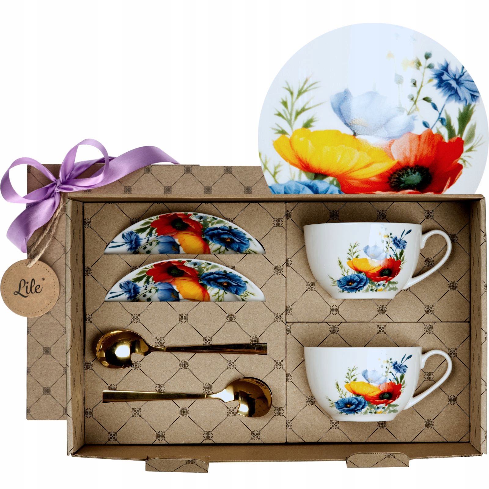Dárková sada šálků na čaj kávu, sada dárek