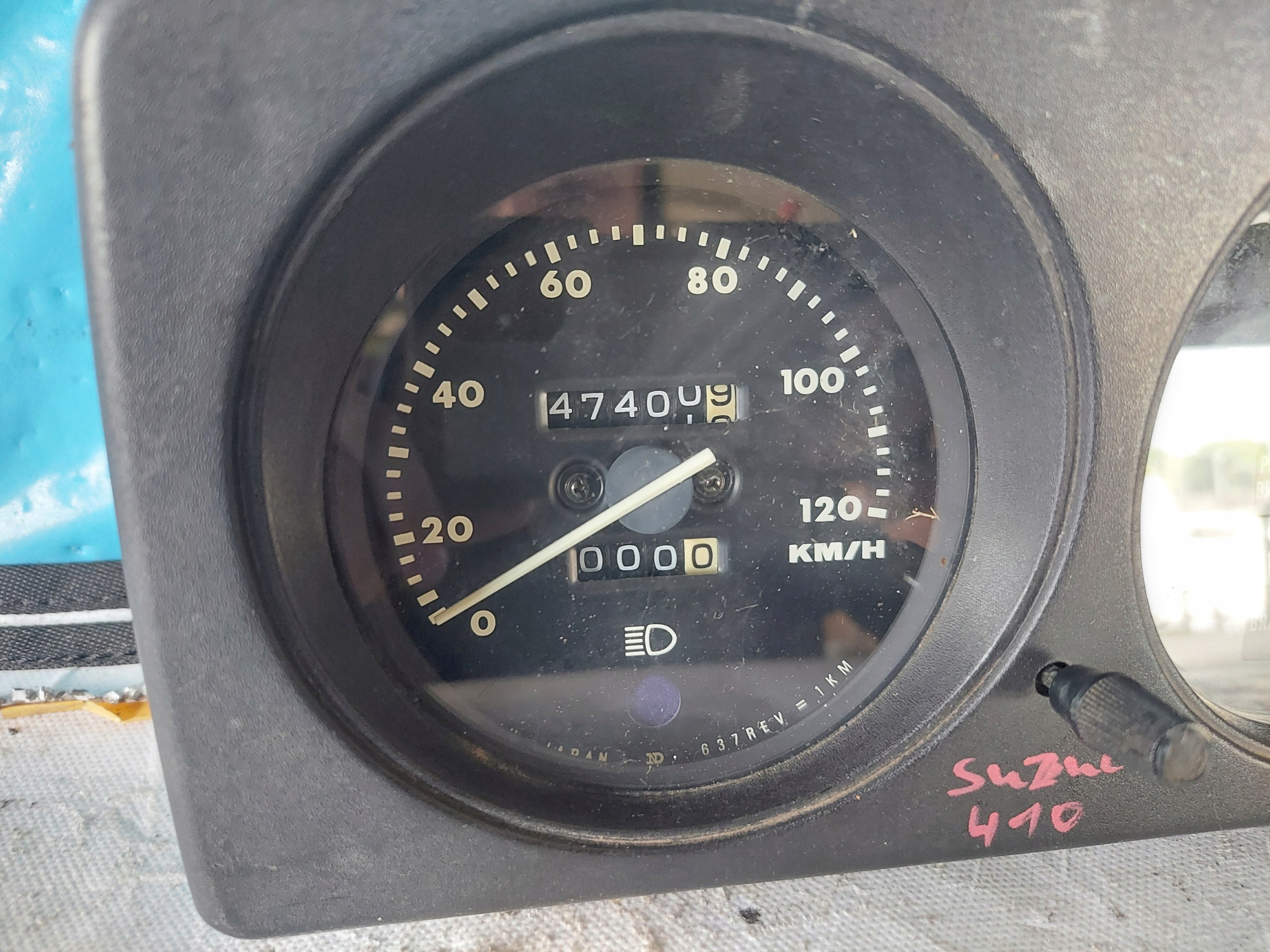 dials clock SUZUKI SAMURAI 410