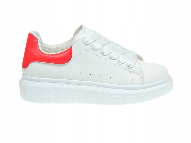 DAMSKIE BUTY SPORTOWE PLATFORMA WH3106 Red r.37