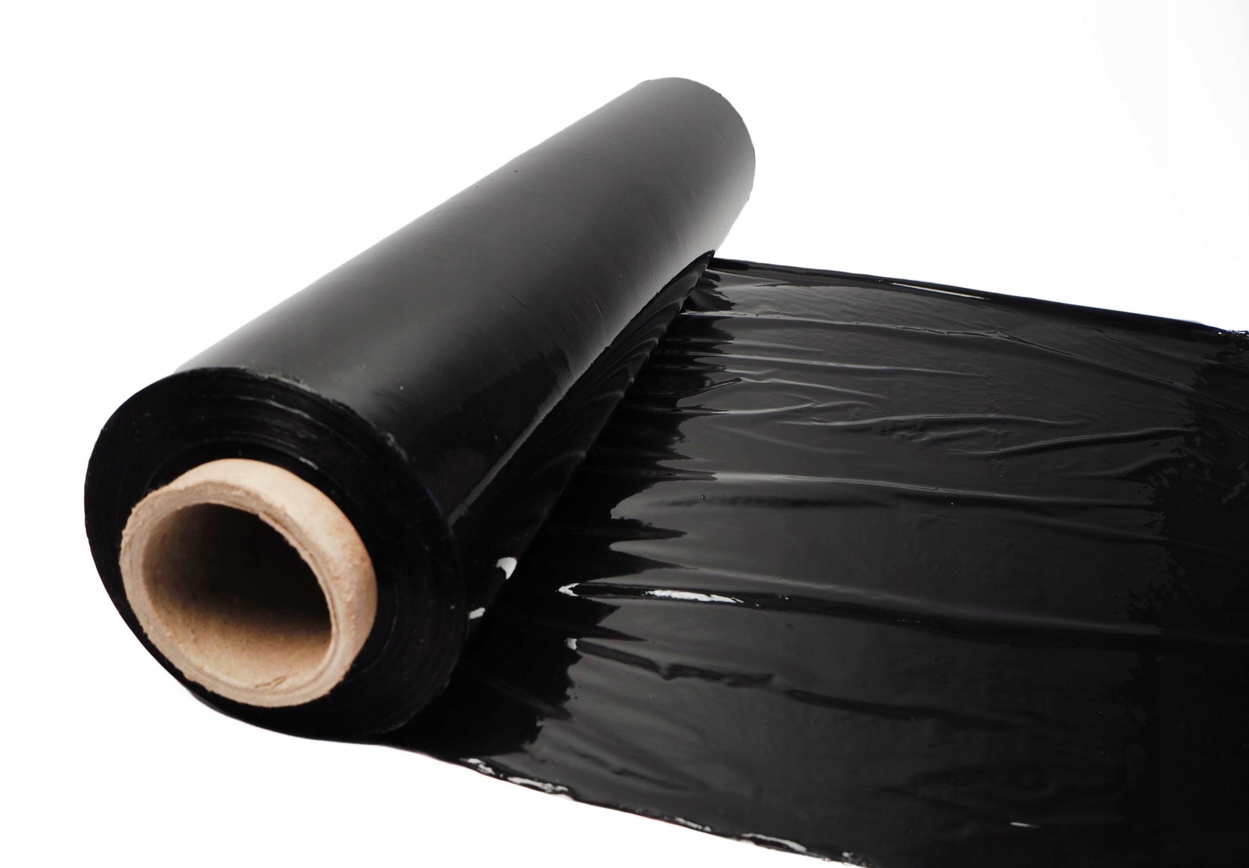 FOLIA STRETCH STRECZ CZARNA 3 KG NETTO MOCNA KRYJĄCA 1 ROLKA - MB SERVICE Marka inny