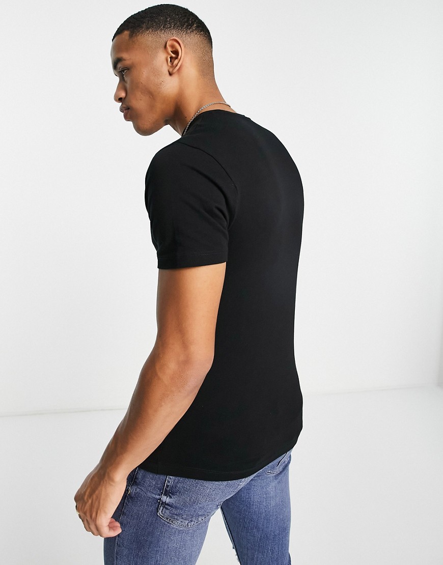 RIVER ISLAND GŁADKI T-SHIRT DOPASOWANY L Materiał dominujący bawełna