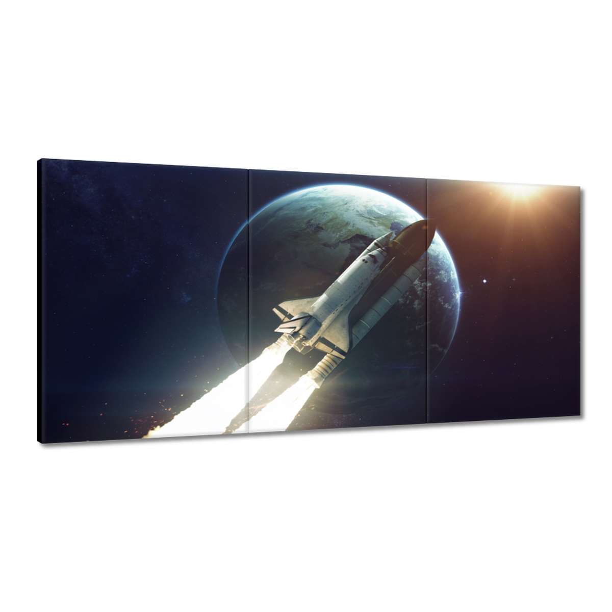 Obrazy 180x90 Vesmírny raketoplán vo vesmíre