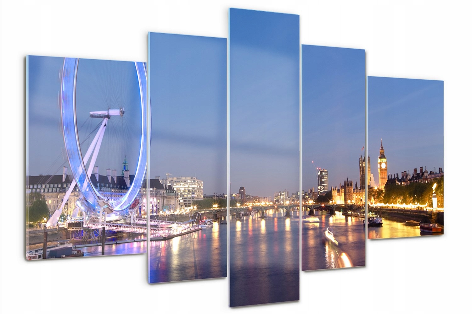 

Obraz szklany tryptyk London Eye Londyn