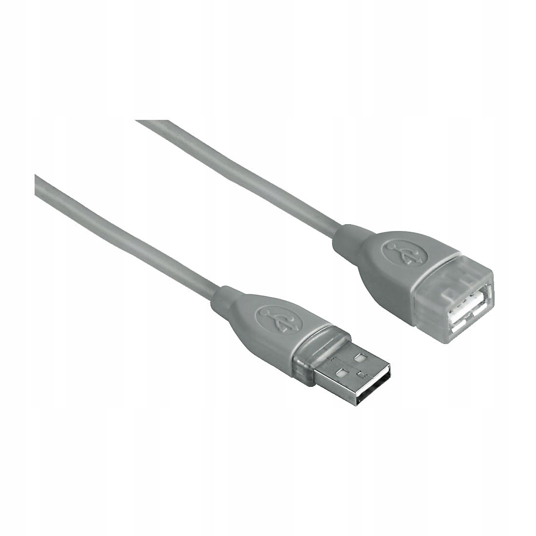 Kabel Hama 00045040 USB A gniazdo - USB A wtyk szary 3 m