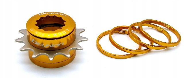 Adapter Reduktor Bicyklon SingleSpeed 13T Gold