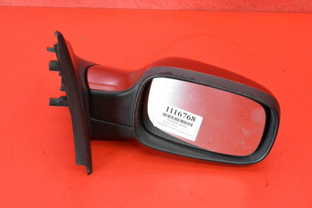 mirror right red EU 0104016 RENAULT CLIO 3 III 05-09 9 PIN