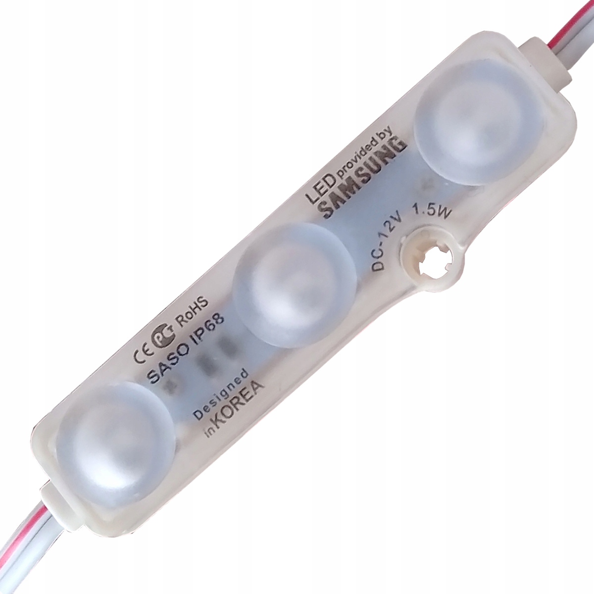 MODUŁ LED PLASTIK IP68 5730x3 ZIELONY 1,2W SAMSUNG Kod producenta ML IM 5730x3 zielony SAMC