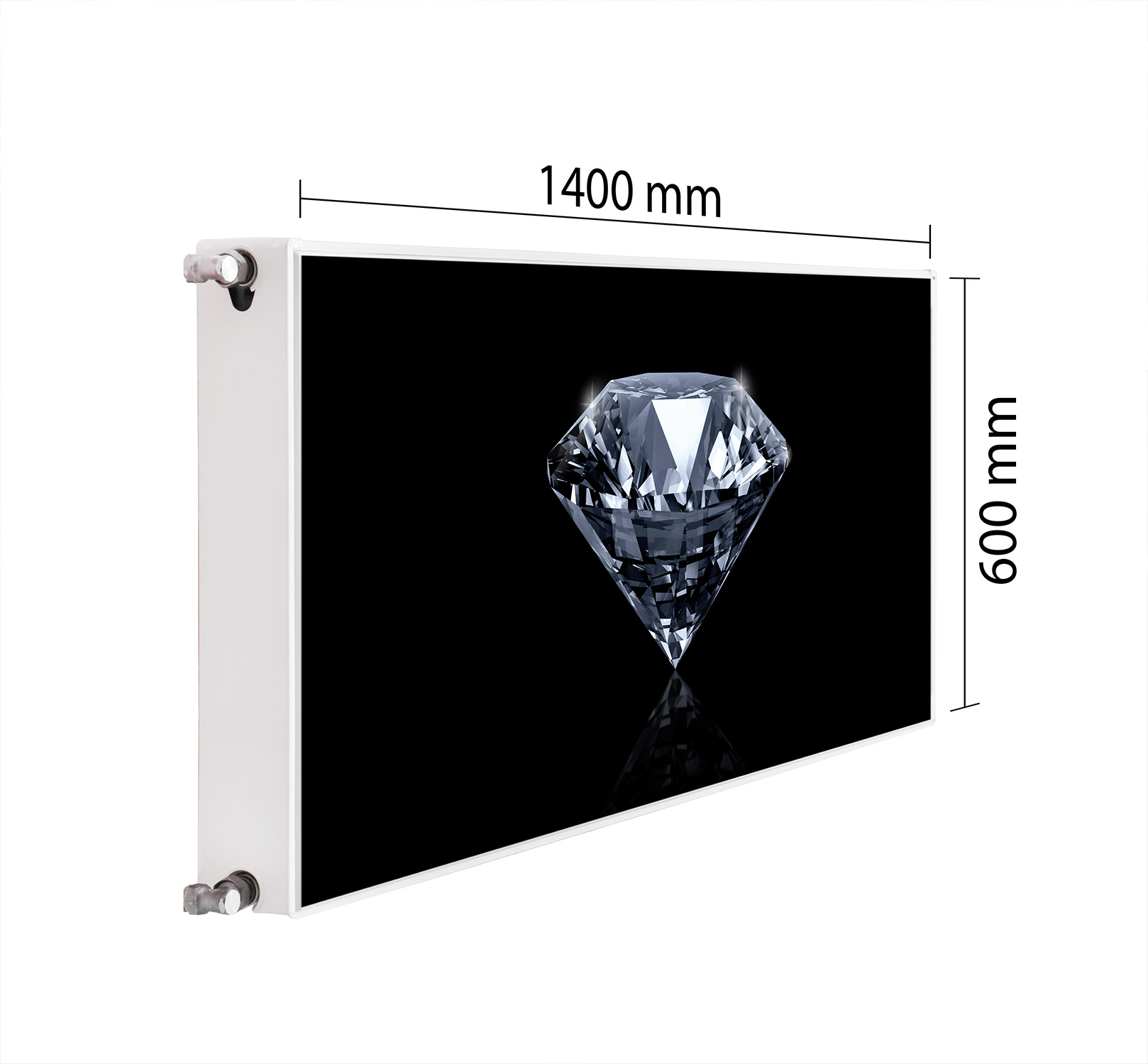 Magnetická Maska Na Radiátor 140x60 Diamantová Podložka Magnet