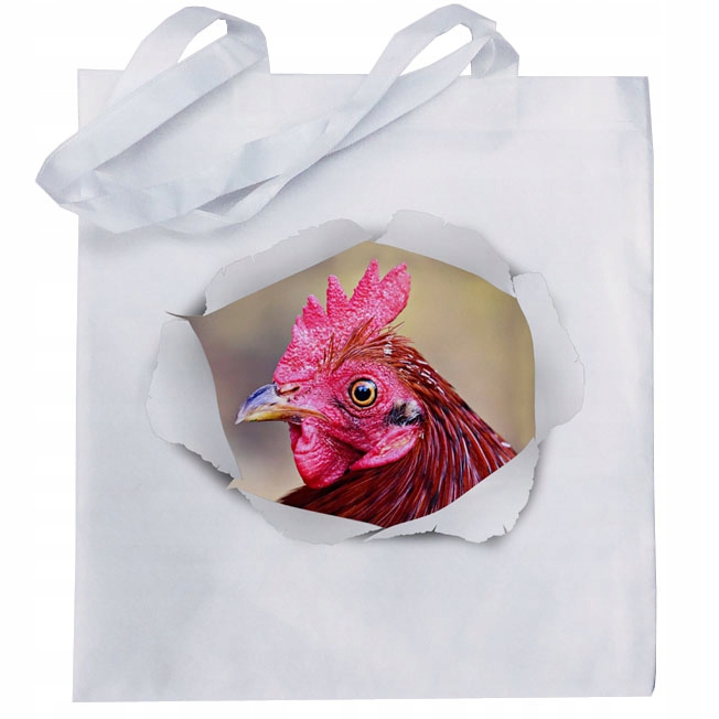 

Torba eko ze zdjęciem zwierzę kura