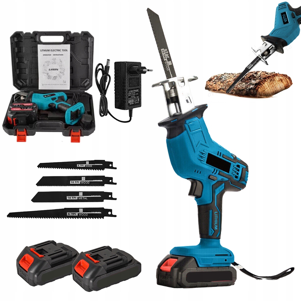 Pila Ocaska 21 V, 4 Pilové Listy 2X 2000 Mah, Ergonomická